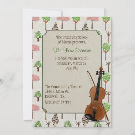 Convite ao Considerando da Violina de Quatro Tempo