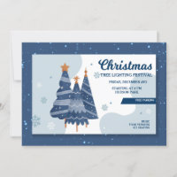 Convite ao Festival de Iluminação da Árvore de Nat