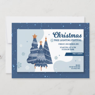 Convite ao Festival de Iluminação da Árvore de Nat