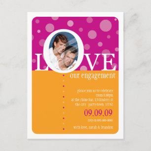CONVITE AO noivado: LOVEbubbles 3