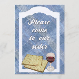 Convite ao Passover Seder