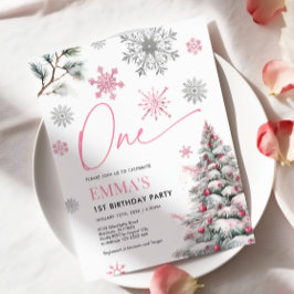 Convite ao primeiro aniversario, Inverno Um Aniver