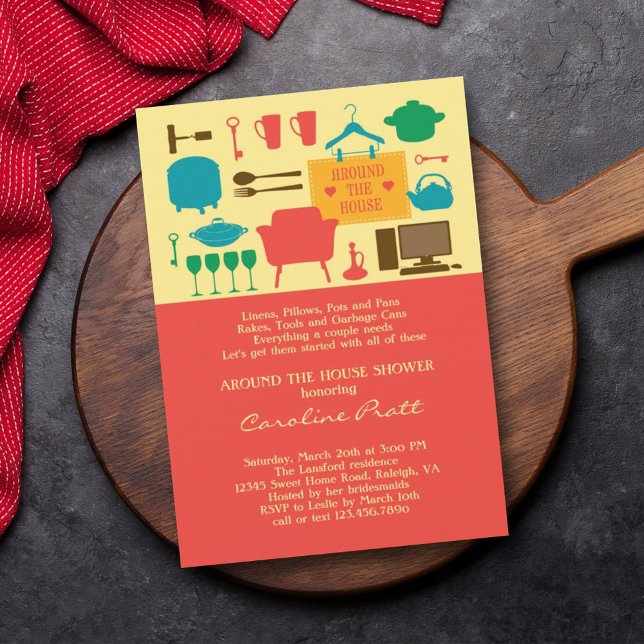 Convite Ao Redor Do Chá de panela (Criador carregado)