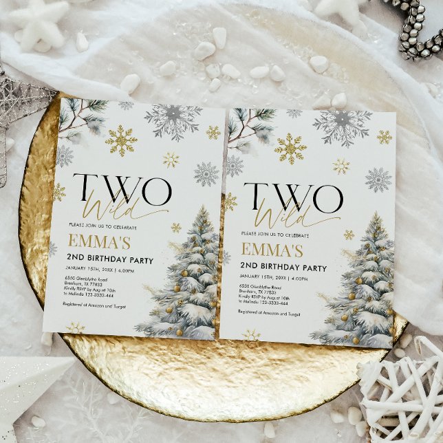 Convite ao segundo aniversário, Dourado 2 Aniversá (Criador carregado)