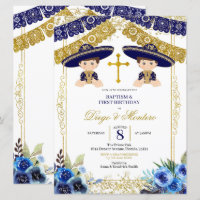 Convite aos gêmeos Carlos Azul e Dourado do Marinh