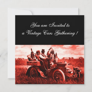 CONVITE APACHES E GERONIMO CONDUZINDO UM CARRO A MOTOR