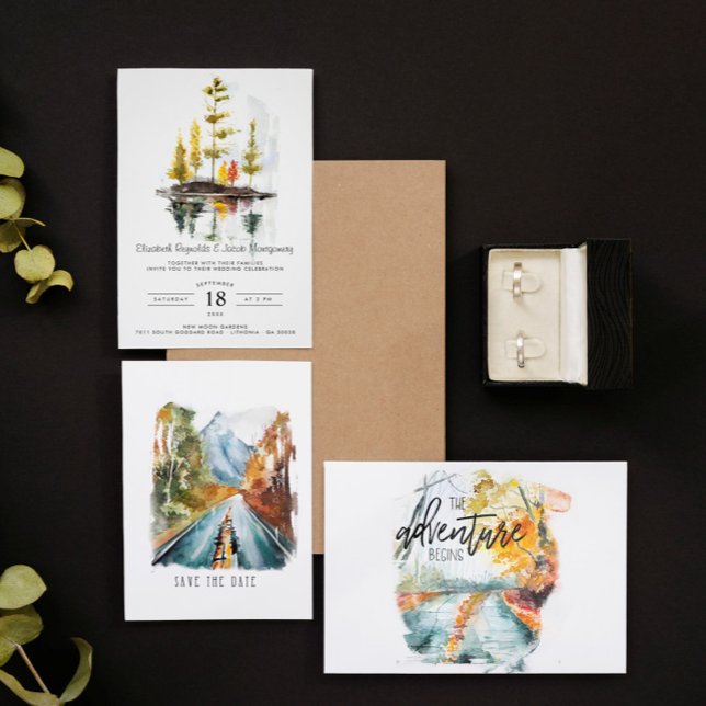 Convite Apaixonado | Casamento de outono russo (Criador carregado)