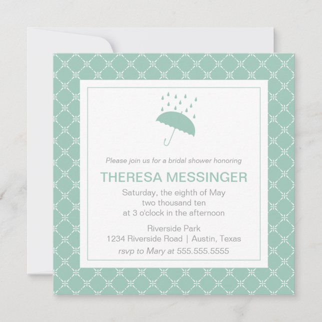 Convite Apaixonado por Chá de panela (Frente)