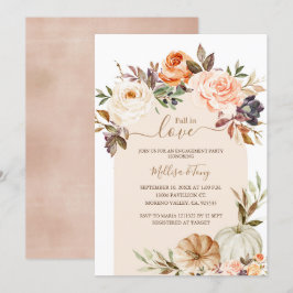 Convite Apaixonado por Pumpkin Laranja Queimado Apaixonado