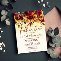 Apaixonado por rosas de louro e girassol casamento