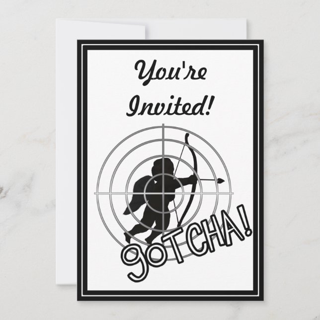 Convite Apanhei-Te À Vista! (Frente)