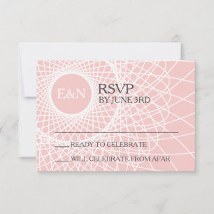 Convite Aparador de Sonhos Rose Quartz DIY RSVP Casamento