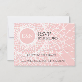 Convite Aparador de Sonhos Rose Quartz DIY RSVP Casamento