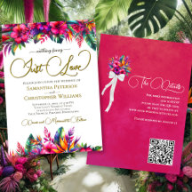 Apenas Ame Casamento de Código QR Floral de Jardim