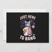 Apenas Aqui Para Beber Cerveja com Bandeira dos EU