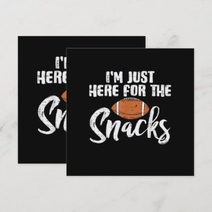 Convite Apenas Aqui pelos Snacks Futebol Americano Engraça
