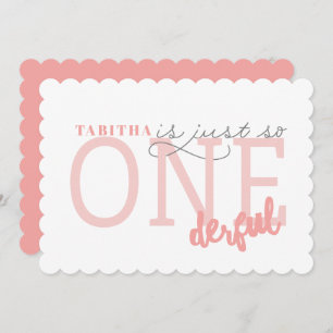 Convite Apenas assim ONEderful