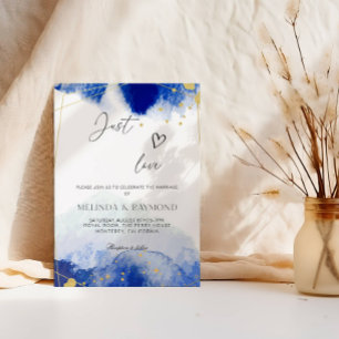 Convite Apenas Festa Elegante De Casamento