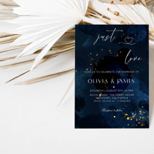 Convite Apenas Festa Elegante De Casamento