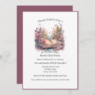 Convite Apenas Mais Um Clube De Livro De Capítulos