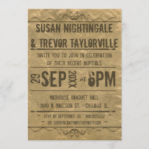 Convite Apenas para Recepção de Leitura de Grung