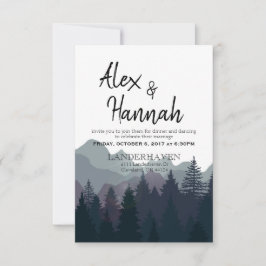 Convite Apenas recepção de casamento