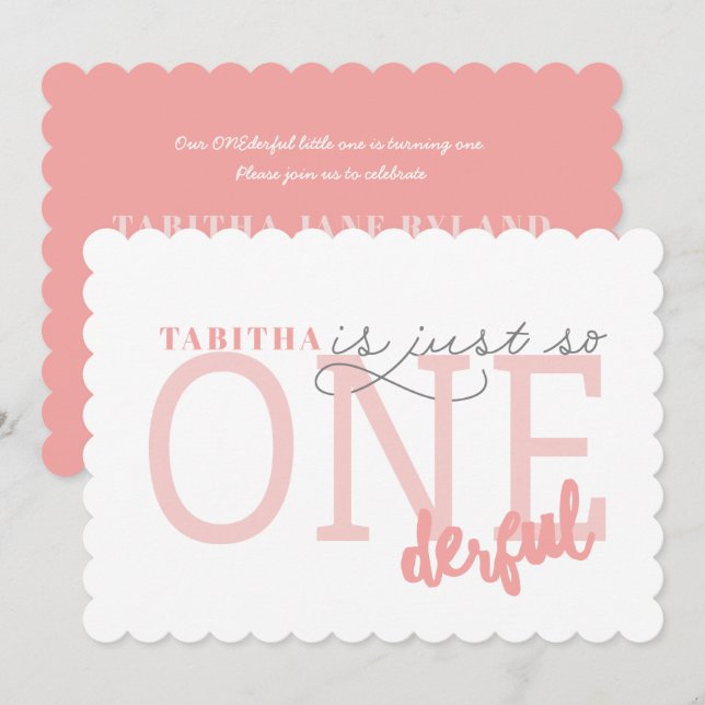 Convite Apenas tão maravilhoso (Frente/Verso)