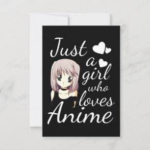 Convite apenas uma garota que adora anime um cosplay fofo
