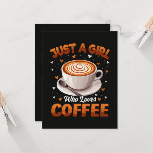 Convite Apenas Uma Garota Que Ama Café