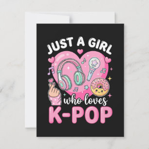 Convite Apenas Uma Garota Que Ama O K-Pop
