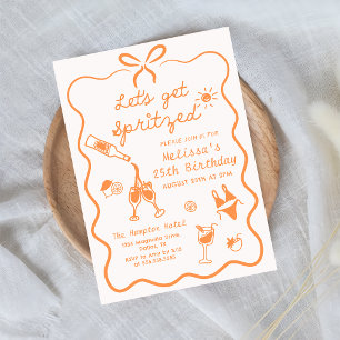 Convite Aperol Spritz Aperol Aperitz Aniversário