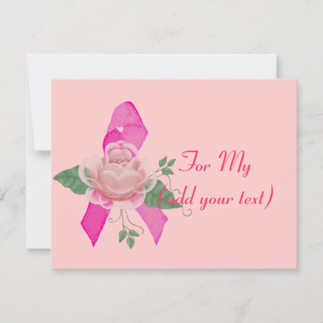 Convite Apoio ao cancer de mama (Frente)