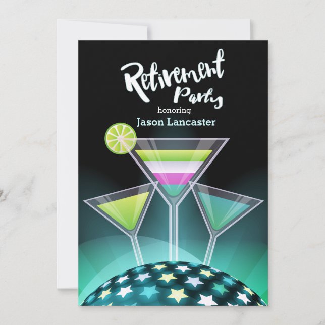 Convite Aposentação Festiva (Frente)