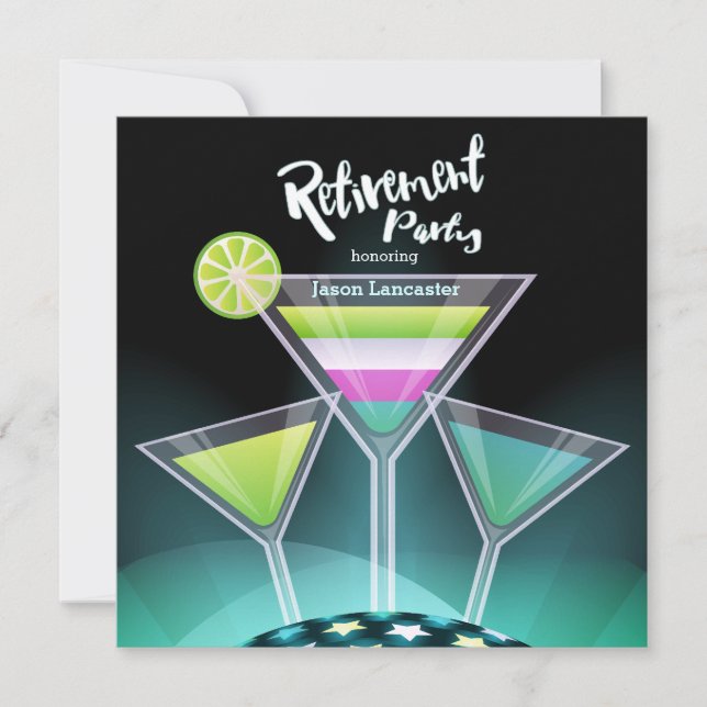 Convite Aposentação Festiva (Frente)