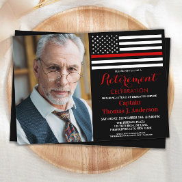 Convite Aposentação Personalizada de Fotografia Moderna do