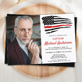 Convite Aposentação Personalizada de Fotografias do Bombei