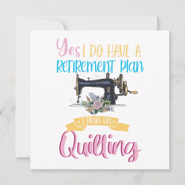 Convite Aposentado Aposentado Descaixamento Do Hobby G (Frente)