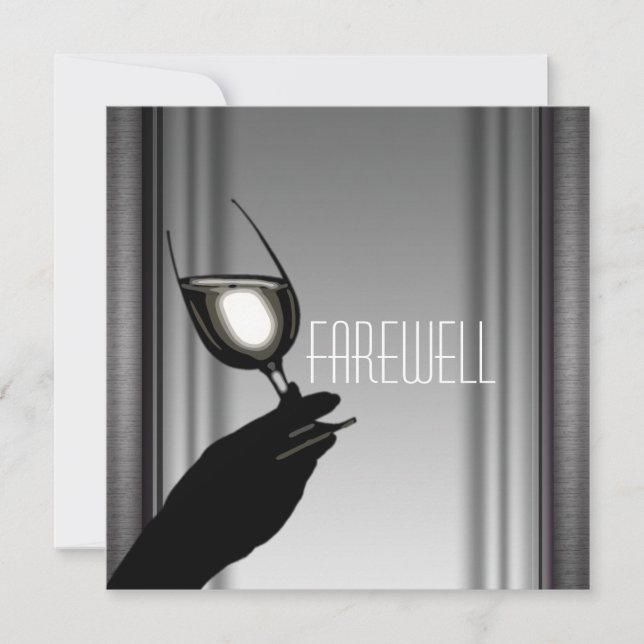 Convite Aposentadoria aposentadoria despedida PERSONALIZAR (Frente)