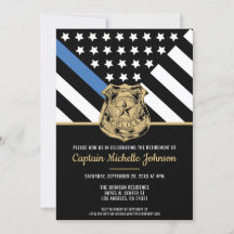 Aposentadoria da Polícia Bandeira da Linha Azul Ap