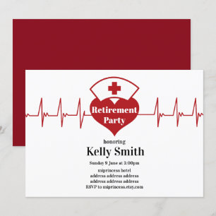 Convite Aposentadoria de Enfermagem