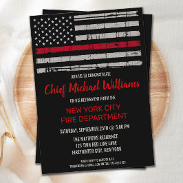 Convite Aposentadoria do Bombeiro Bombeador da Linha Verme