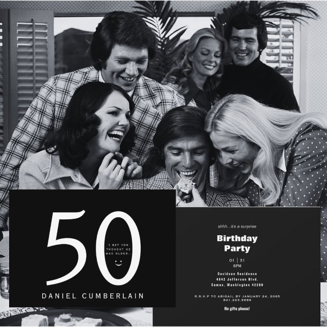 Convite Aposto Que Pensou Que Ele Era Mais Velho Negro Eng (Criador carregado)