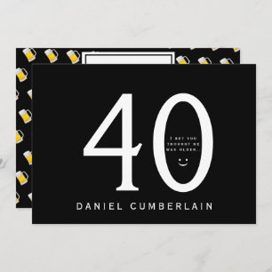 Convite Aposto Que Pensou Que Ele Era Velho Quarto Anivers