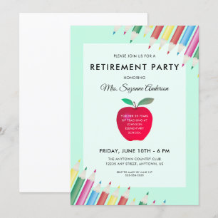 Convite Apple e partido de aposentadoria do professor dos