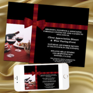 Convite Apreciação de Cliente de Evento Corporativo