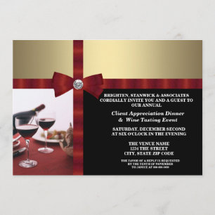 Convite Apreciação do Cliente de Evento Corporativo