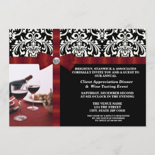 Convite Apreciação do Cliente de Eventos Corporativos