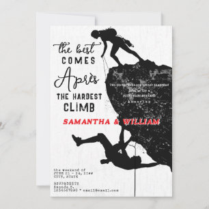 Convite Après Escalb Rock Escalando Montanha Bach