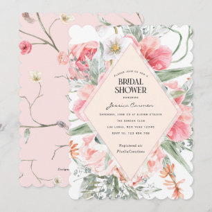 Convite Apresentação da moda moderna de primavera do jar