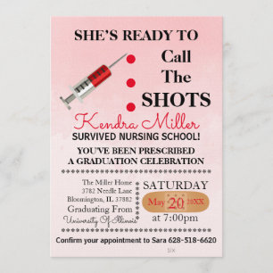 Convite Apronte para chamar os tiros que a graduação